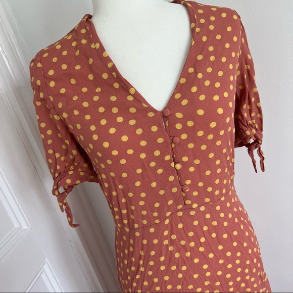 Mango Polka Dot Ruffled Dress - Picture 4 of 12